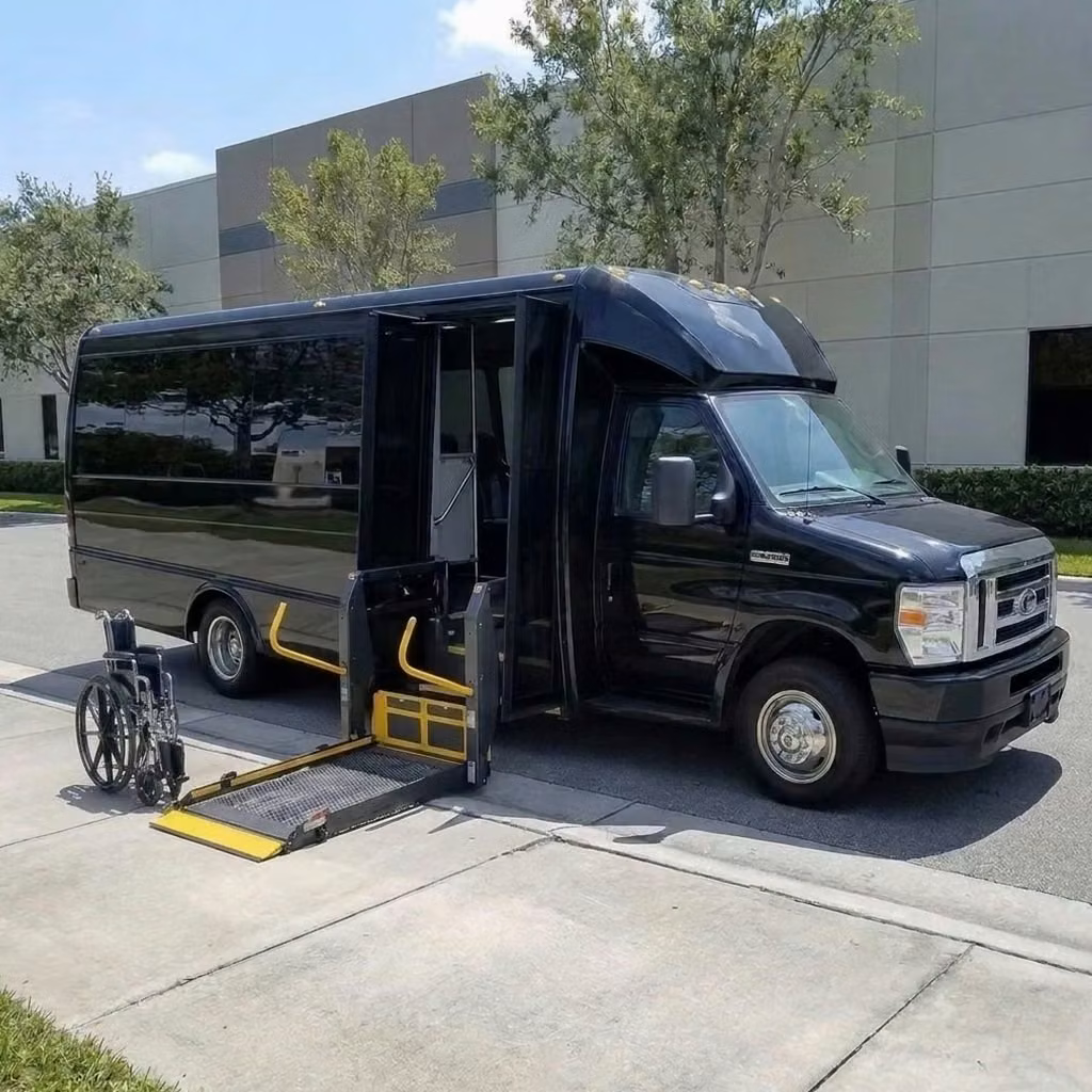 monterey 18 passenger minibus wheelchair lift