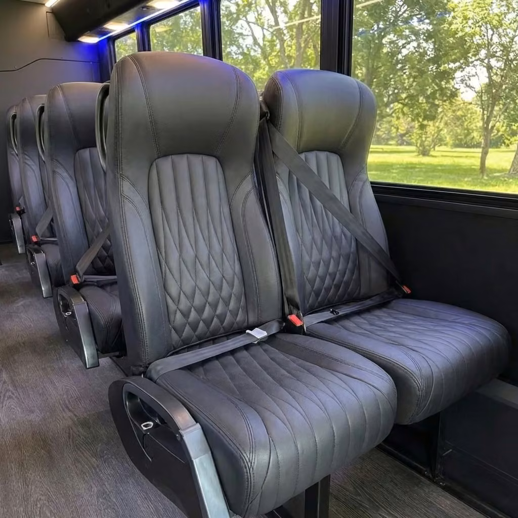 monterey 20 passenger minibus high back seats