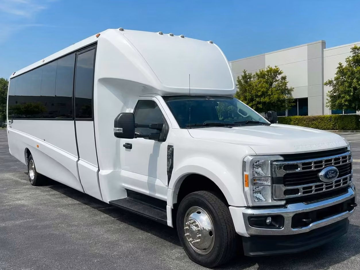 monterey 25 passenger minibus rental