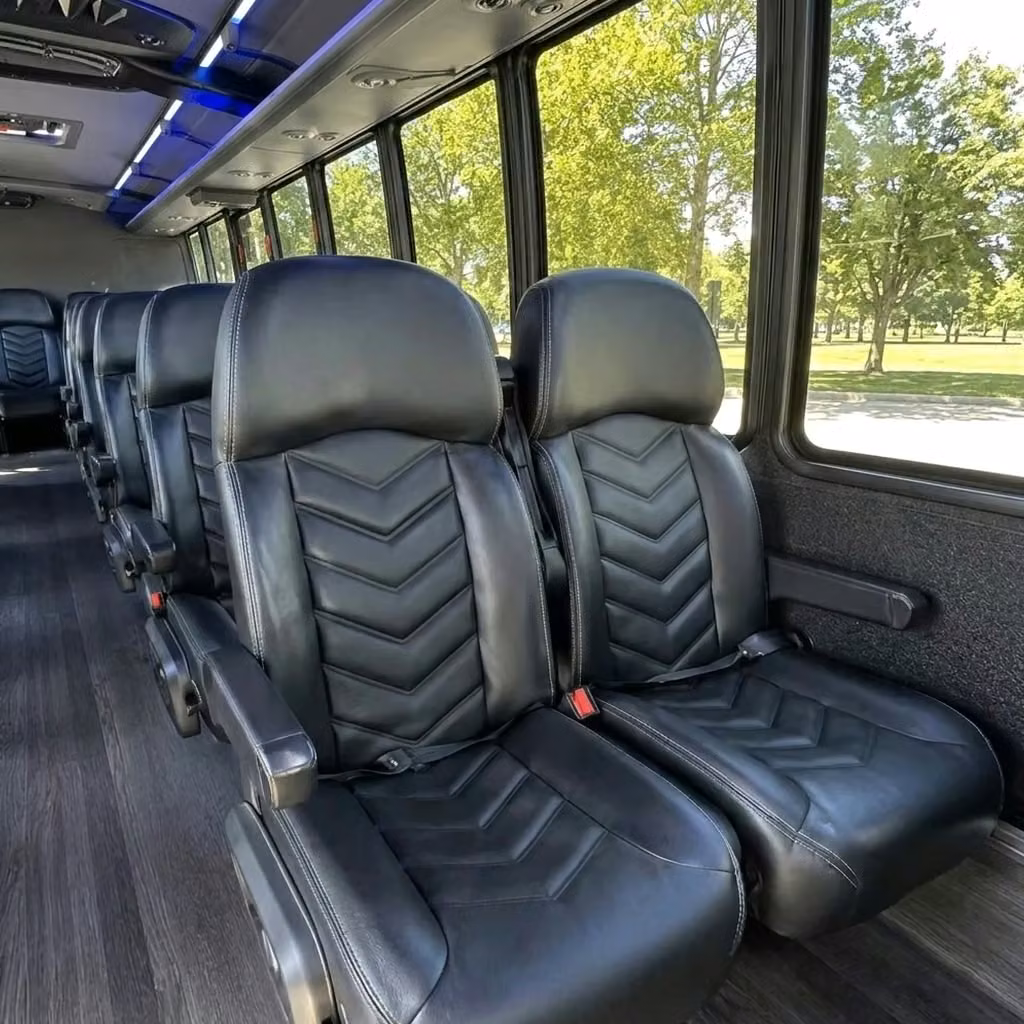 monterey 28 passenger minibus seating