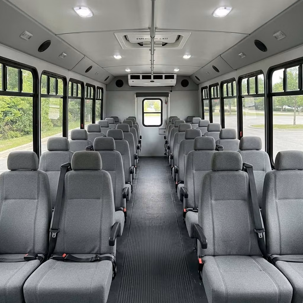 monterey 30 passenger minibus seating