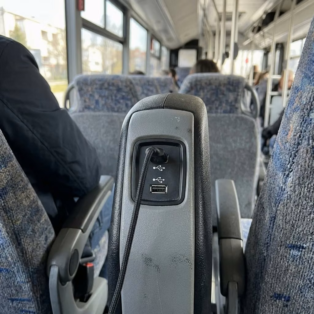 monterey 30 passenger minibus usb charging