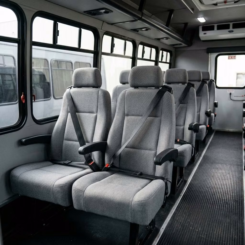 monterey 35 passenger minibus reclining seats