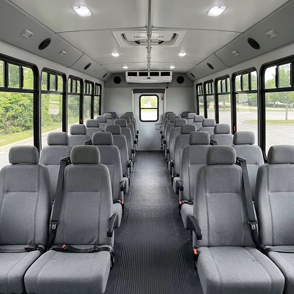 monterey 35 passenger minibus seating