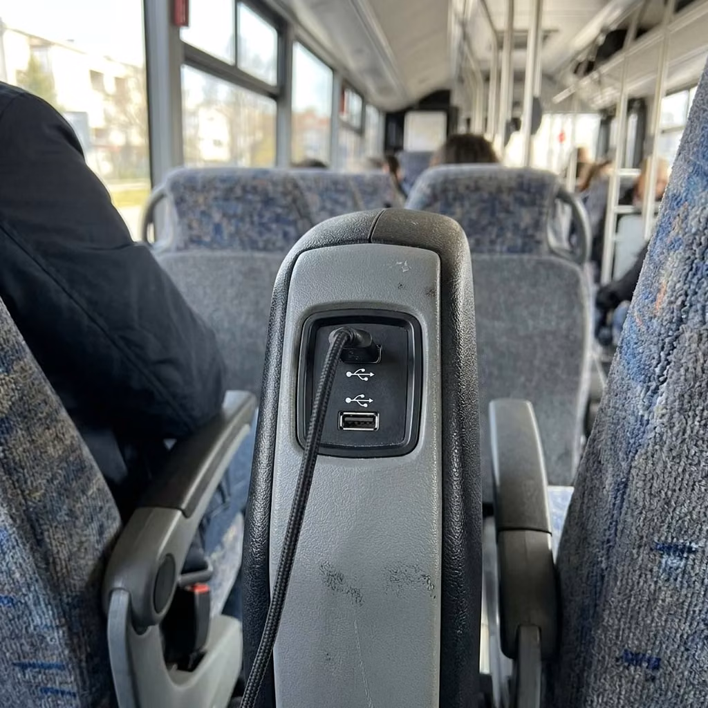 monterey 35 passenger minibus usb charging