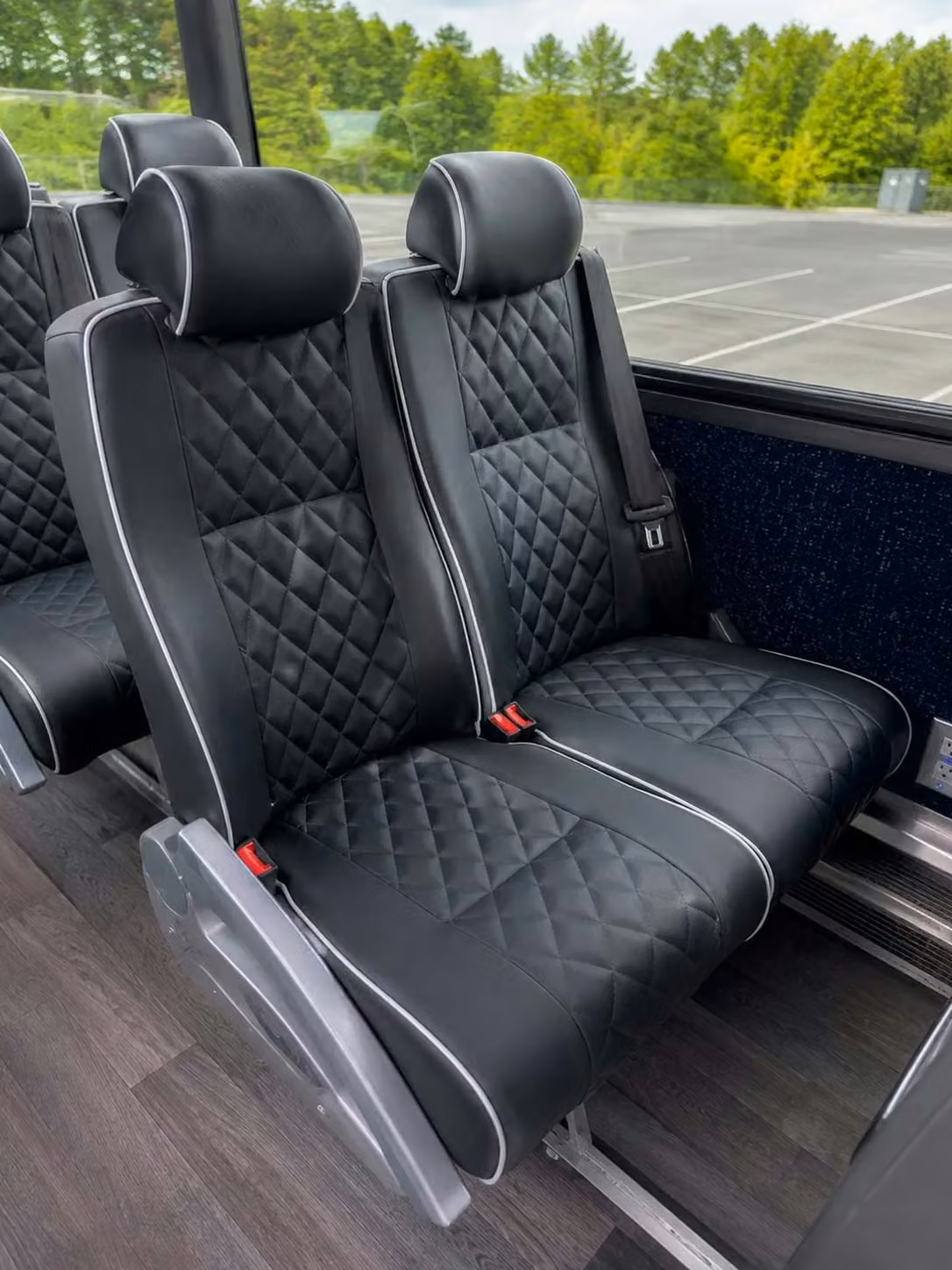monterey 56 passenger charter bus reclining seats