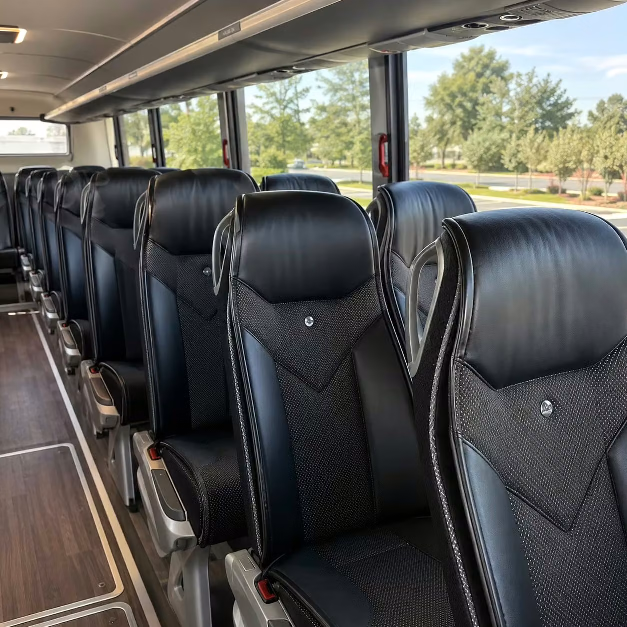 monterey charter bus interior 1