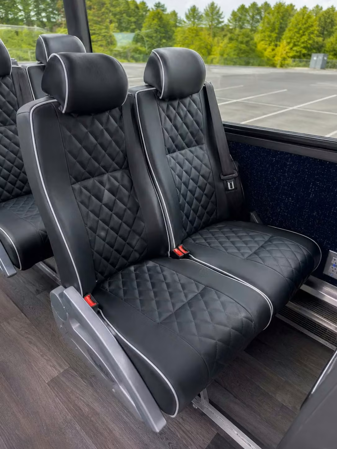monterey charter bus reclining seats