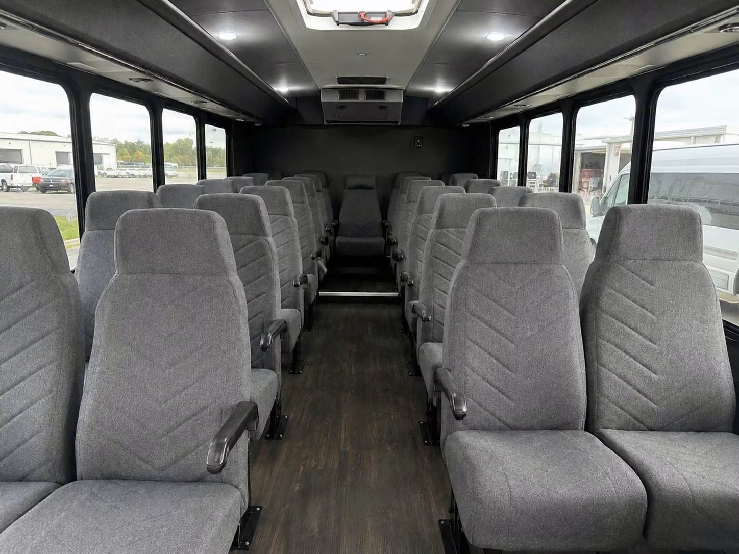 15 passenger minibus interior