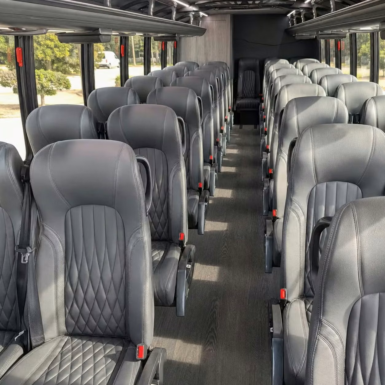 28 passenger minibus interior